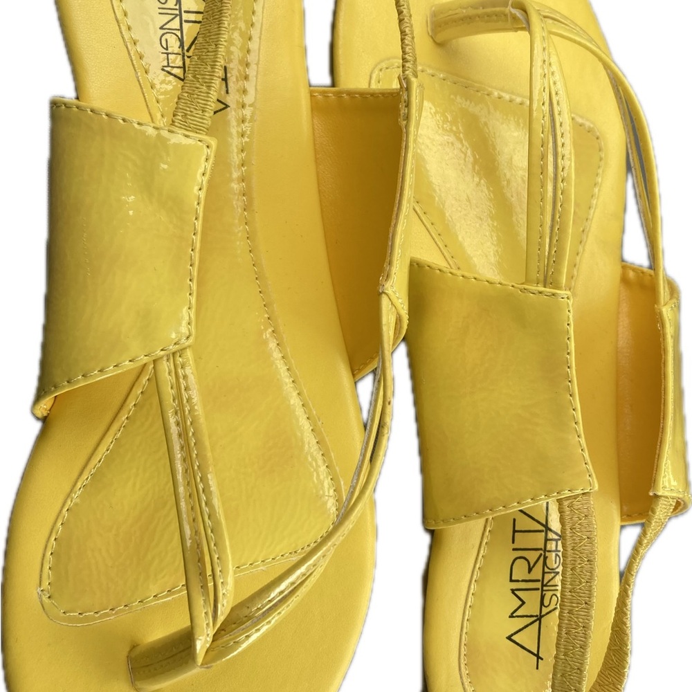 Amrita Singh Yellow Women's Sandals